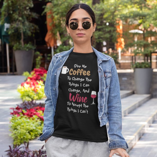 Camiseta Café E Vinho (Criador carregado)