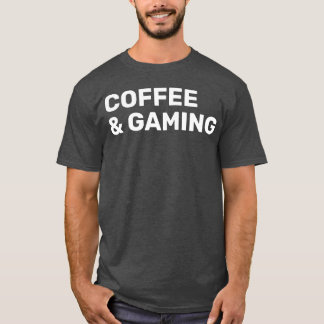 Camiseta Café E Vintagem De Jogos