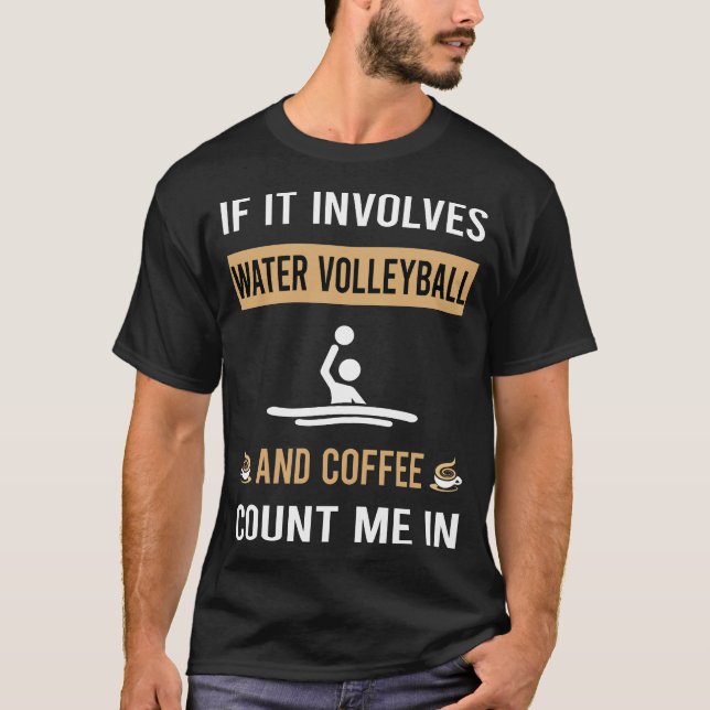 Camiseta Café E Voleibol Água (Frente)