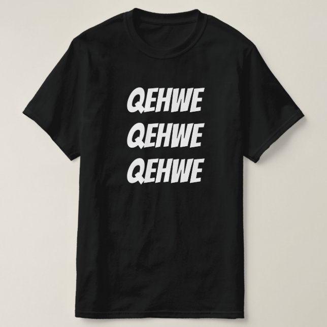 Camiseta café em curdo - qehwe (Frente do Design)