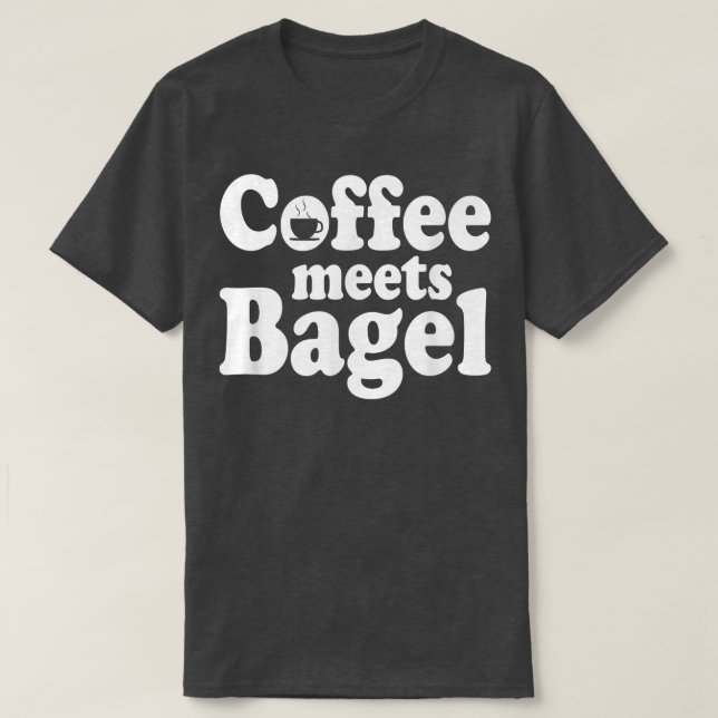 Camiseta Café encontra Bagel (Frente do Design)