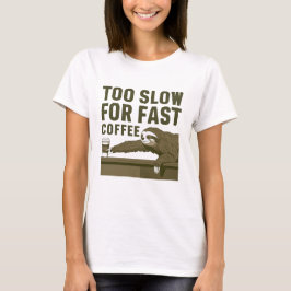 Camiseta Café Engraçado