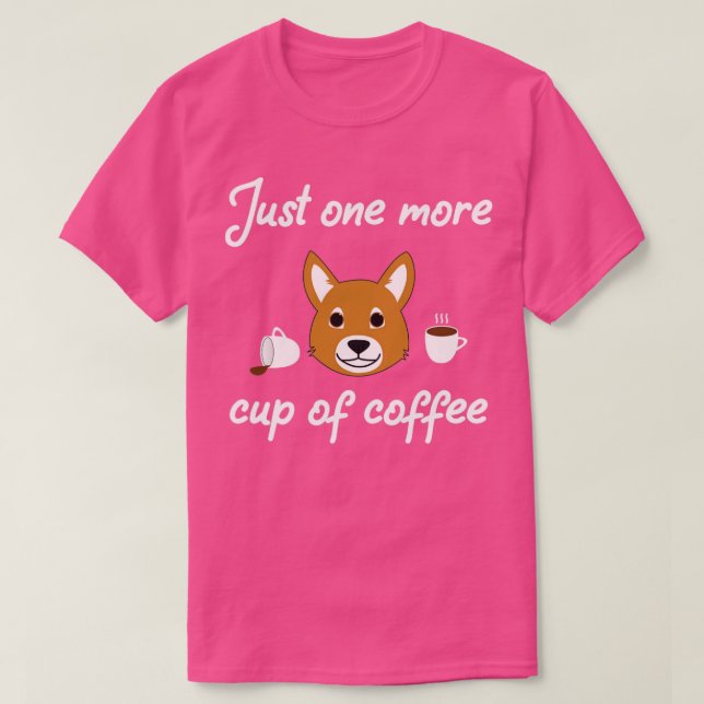 Camiseta café engraçado (Frente do Design)