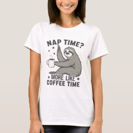 Camiseta Café Engraçado