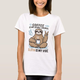 Camiseta Café Engraçado