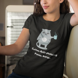 Camiseta Café Engraçado