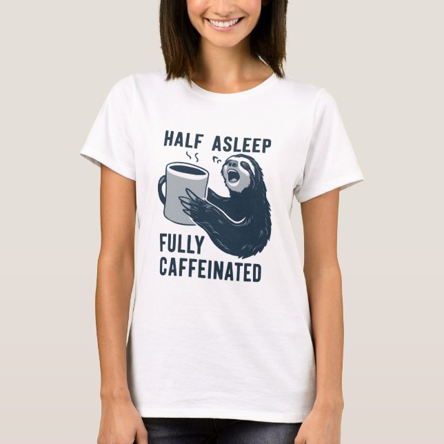 Camiseta Café Engraçado (Frente)