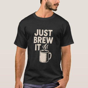 Camiseta Café Engraçado Amante do Café Viciado em Cafeína E