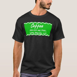 Camiseta Café Engraçado, Amantes de Café do Homem, Cotações