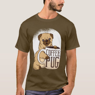 Camiseta Café Engraçado Cachorro Cachorro Pama Grafo Cachor