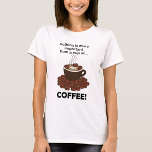 Camiseta Café Engraçado Café Café Lover Café