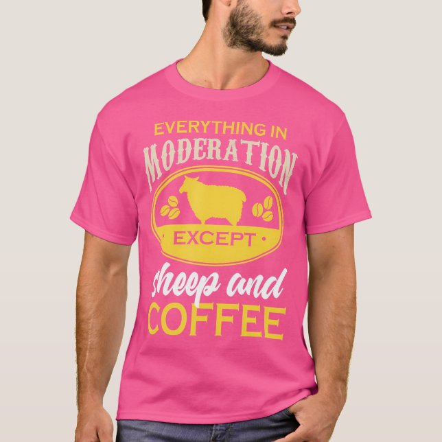 Camiseta Café Engraçado De Ovelha Dizendo Sopro De Ovelha (Frente)