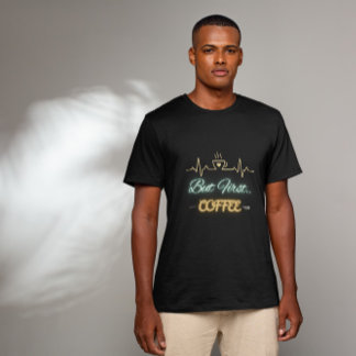 Camiseta Café Engraçado Dotado De Coração - Mas Primeiro Ca