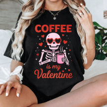 Café Engraçado É Meu Namorado Esqueleto Amante 