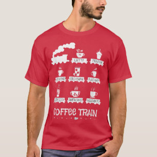 Camiseta Café Engraçado Latte Frappe Cappuccino Espresso