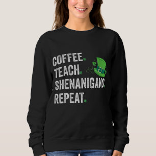 Camiseta Café. Ensino. Shenanigans Engraçada Rua de Profess