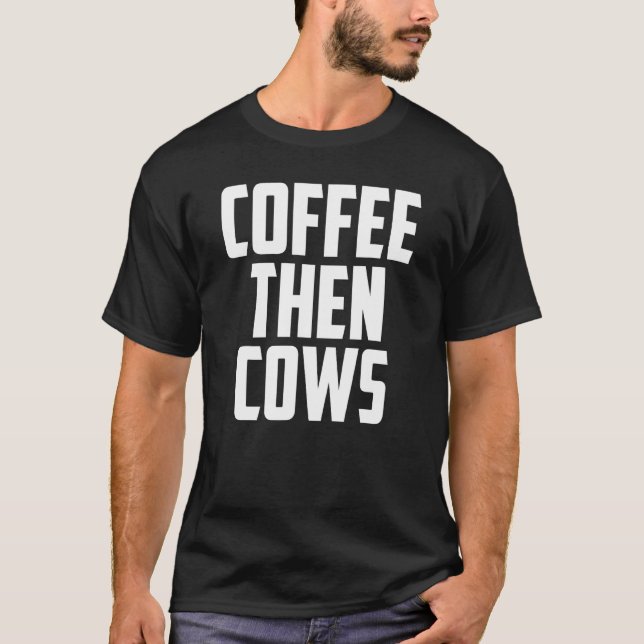 Camiseta Café Então Vacas (Frente)
