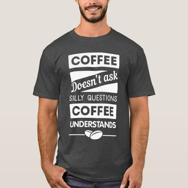 Camiseta Café entende presente (Frente)