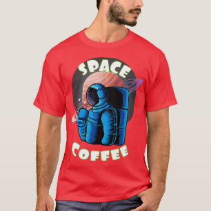 Camiseta Café espacial no espaço