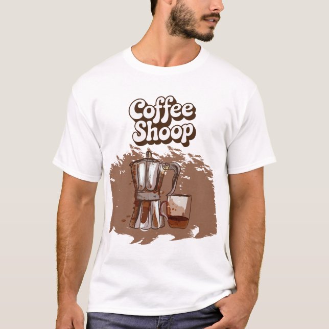 Camiseta Café Espresso Abalado com Leite de Aveia e Açúcar  (Frente)