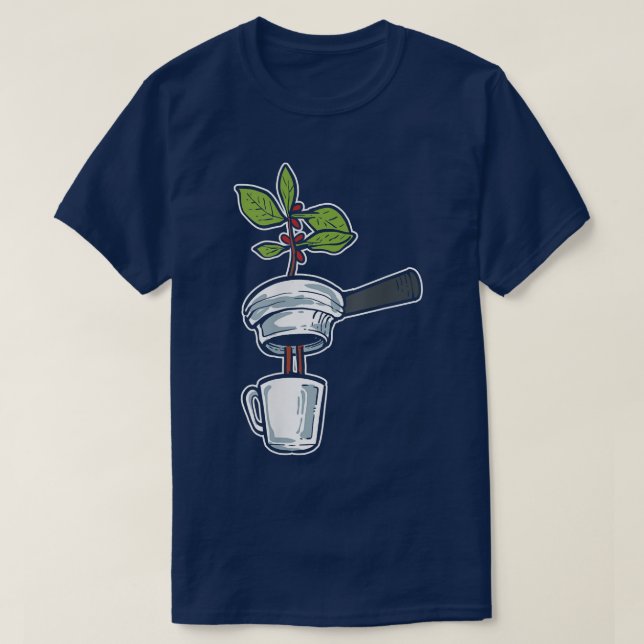 Camiseta Café Espresso Barman (Frente do Design)