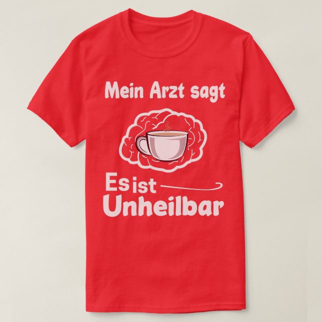 Camiseta Café Espresso Caffeine Cappucccino Tea 6 (Frente do Design)