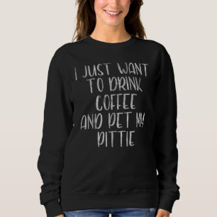 Camiseta Café Eu Só Quero Beber Café E Pet My Pit