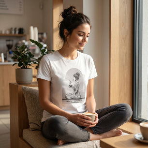 Camiseta Café Expresso Consciente Meditação Zen Uma Dose Bu