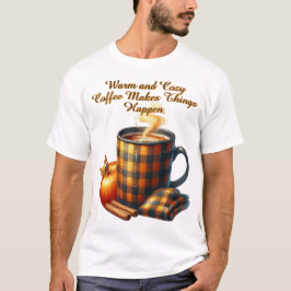 Camiseta Café Faz as Coisas Acontecerem