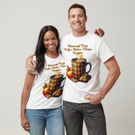 Camiseta Café Faz as Coisas Acontecerem