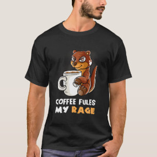 Camiseta Café Faz Minha Raiva No Meu Nerd De Cafeína Engraç