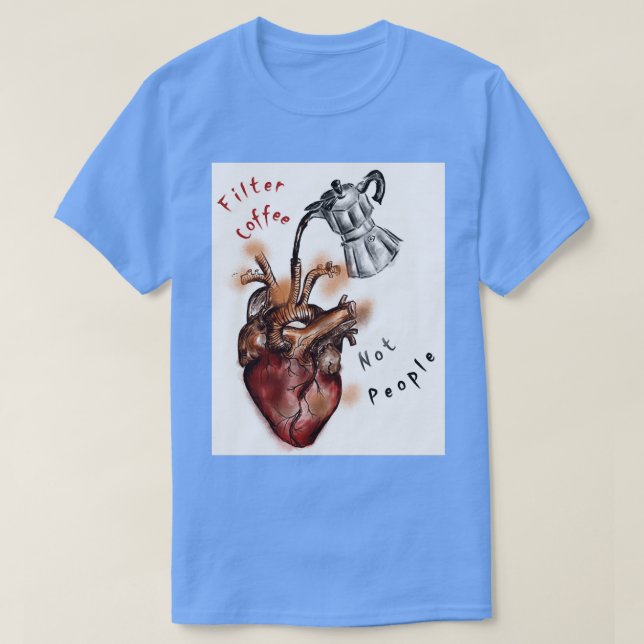 Camiseta Café Filtro Não Pessoas 7 2 (Frente do Design)