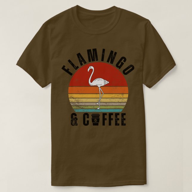 Camiseta Café Flamingo (Frente do Design)