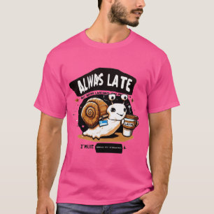Camiseta Café Forte Para Mug De Café De Pessoa Atrasada