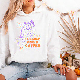 Camiseta Café Fresco Namorada Halloween Amante do Café Moka