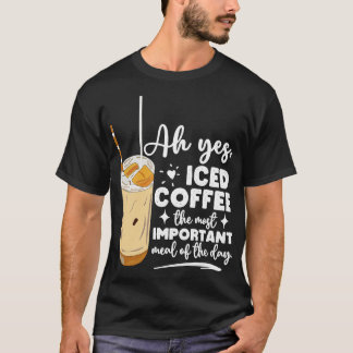 Camiseta Café Frio Enfadado Engraçado Amantes De Café Venti