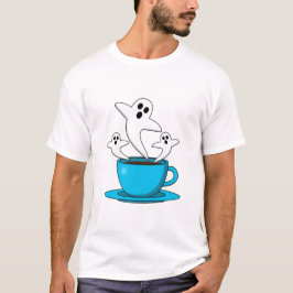 Camiseta Café fumante fantasma