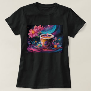 Camiseta Café Galáxico do Jardim
