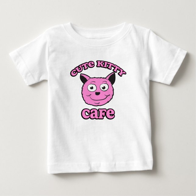 Camiseta Café Gatinho Fofo (Frente)