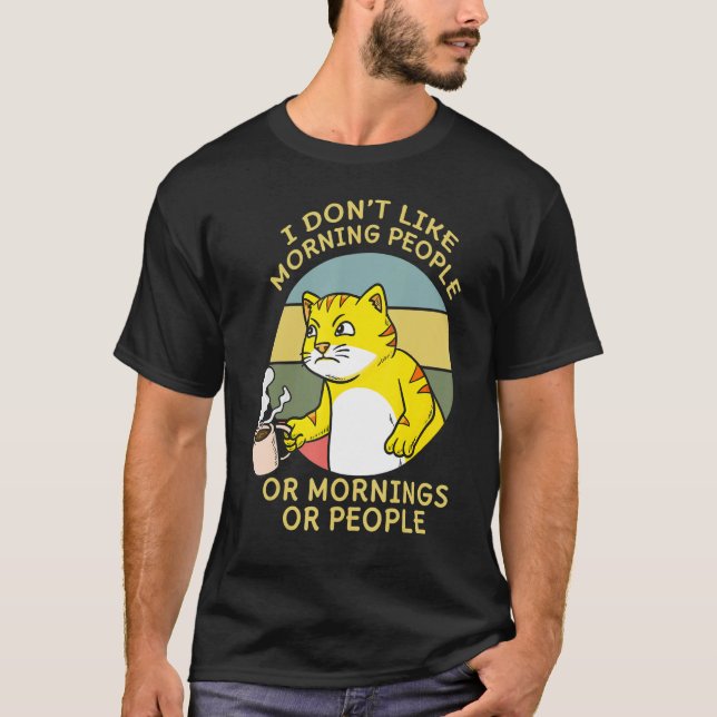 Camiseta Café Gato Whisperer Cafeinado Coffeeholic (Frente)