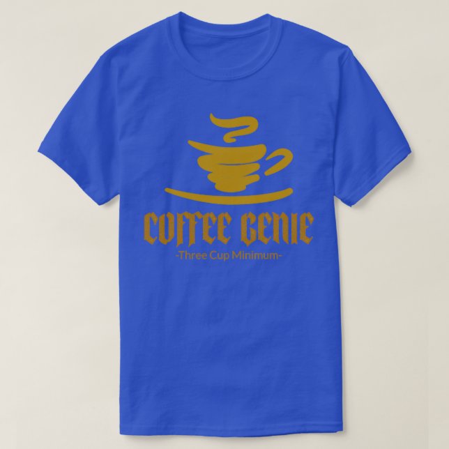 Camiseta Café Genie Barista (Frente do Design)
