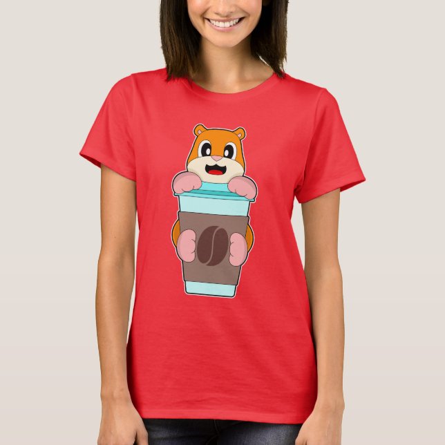 Camiseta Café Hamster para ir (Frente)