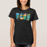 Camiseta Café Hanukkah Latte Beba Menorah Chanukah Cute<br><div class="desc">Café Hanukkah Latino Beba Menorah Chanukah Feriado Cute 2</div>