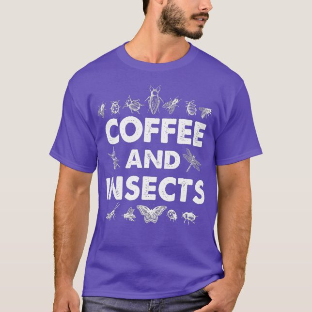 Camiseta Café Insetos Entomologista do Lover do Inseto Café (Frente)