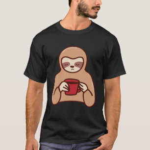 Camiseta Café Irônico Escritório na Segunda-feira Trabalho 