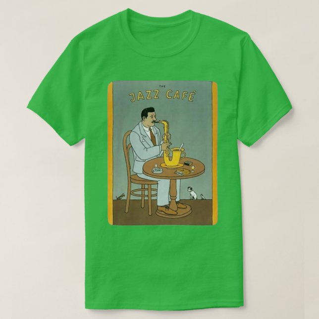Camiseta café jazz (Frente do Design)