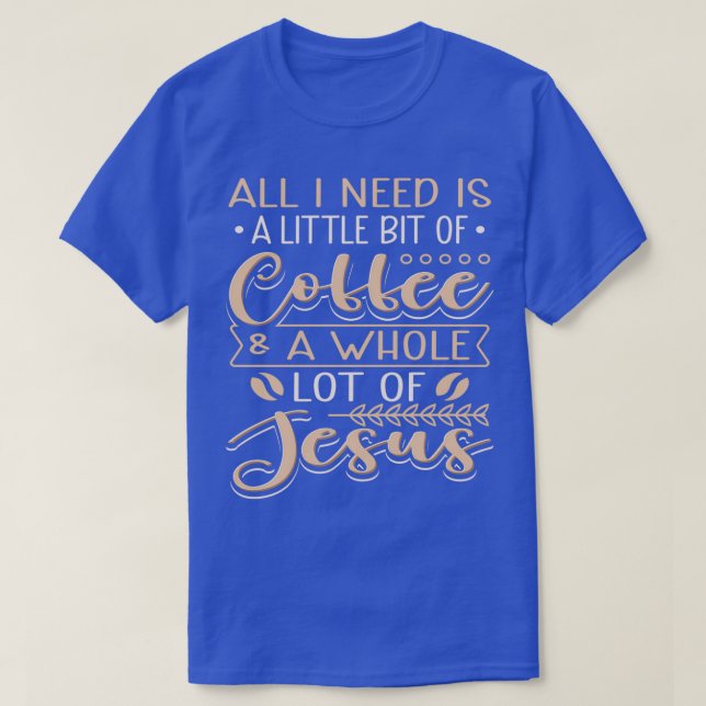 Camiseta Café - Jesus (Frente do Design)