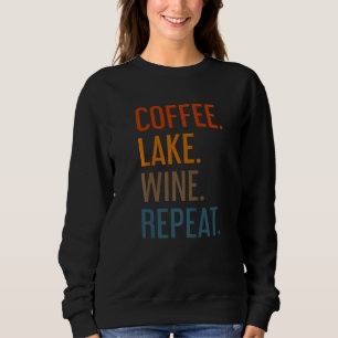 Camiseta Café Lago Wine Repetindo Lago Vida Vinho Café Dri