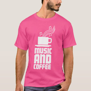 Camiseta Café - Lições de Piano Pianista Professor de Piano