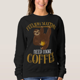 Camiseta Café Lopado Sentindo-se Sentido Precisa De Mais Ca
